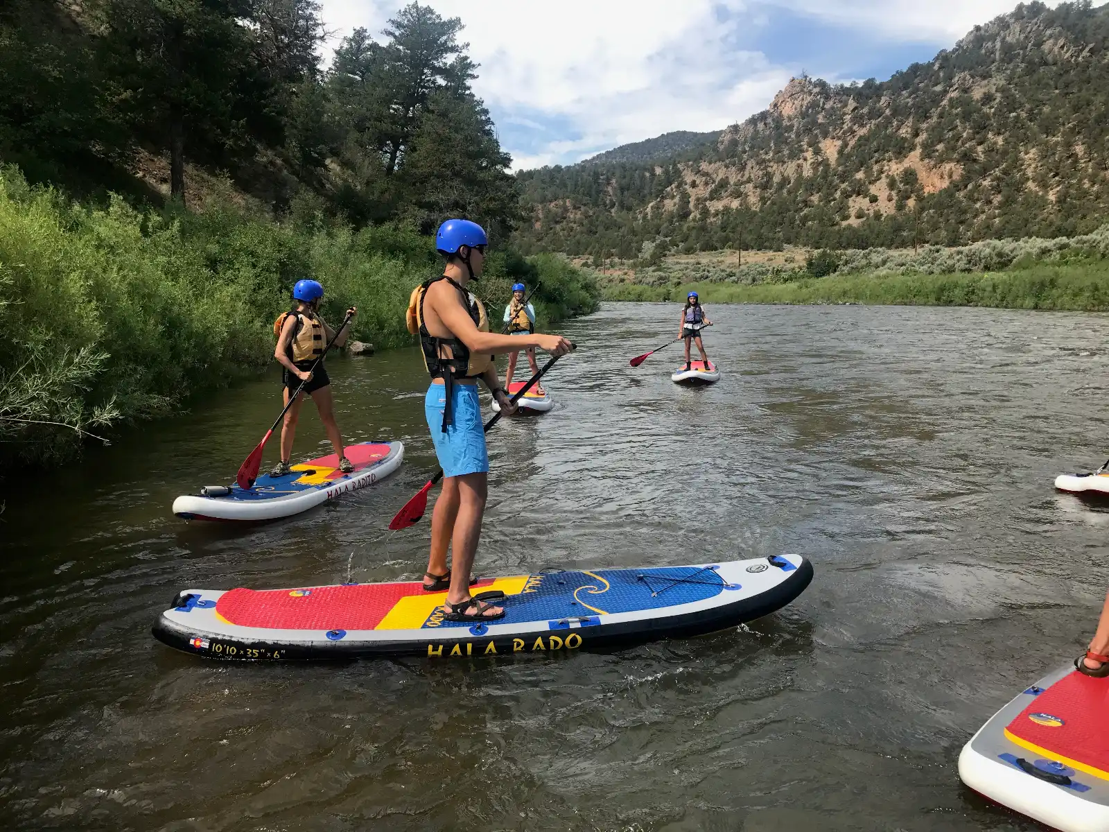 Beginner wing foiling lesson on Lake Dillon in Colorado